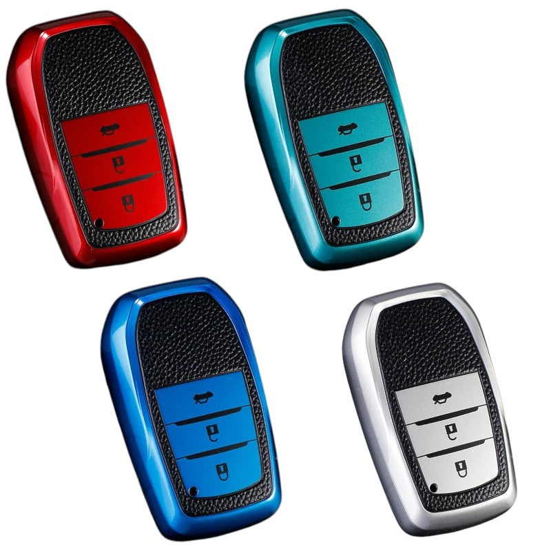Key Cover for TOYOTA COROLLA YARIS AURIS RAV4 AYGO 2/3 Buttons Case Fob 11