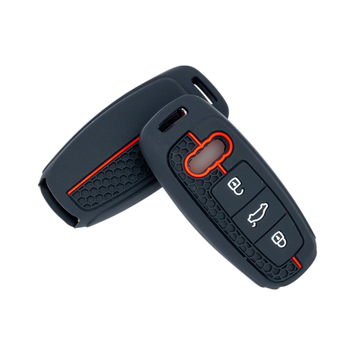 Silicone Car Key Case Fits Audi A3 A6 A7 A8 Q8 E-Tron Q5 Q8 C8 D5 RS6 S3 S6