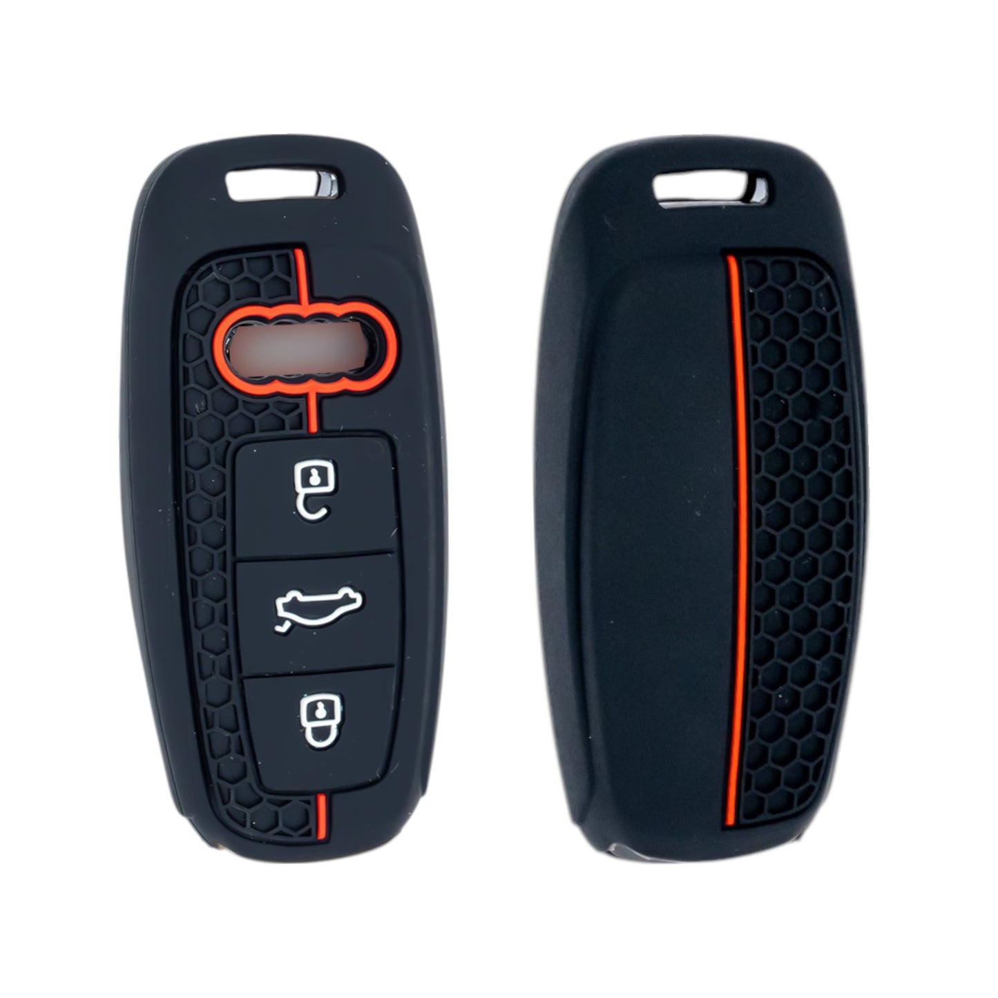 Silicone Car Key Case Fits Audi A3 A6 A7 A8 Q8 E-Tron Q5 Q8 C8 D5 RS6 S3 S6