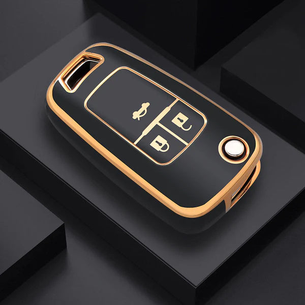 Key Case for Opel Vauxhall, Astra J, Corsa, Insignia, Mokka (3 Buttons)