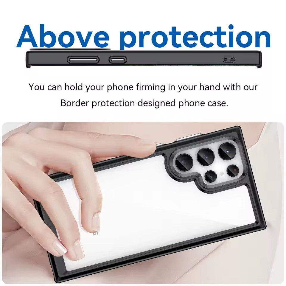 Samsung Galaxy S25 ULTRA Case - Clear Silicone Shockproof TPU Protective Cover