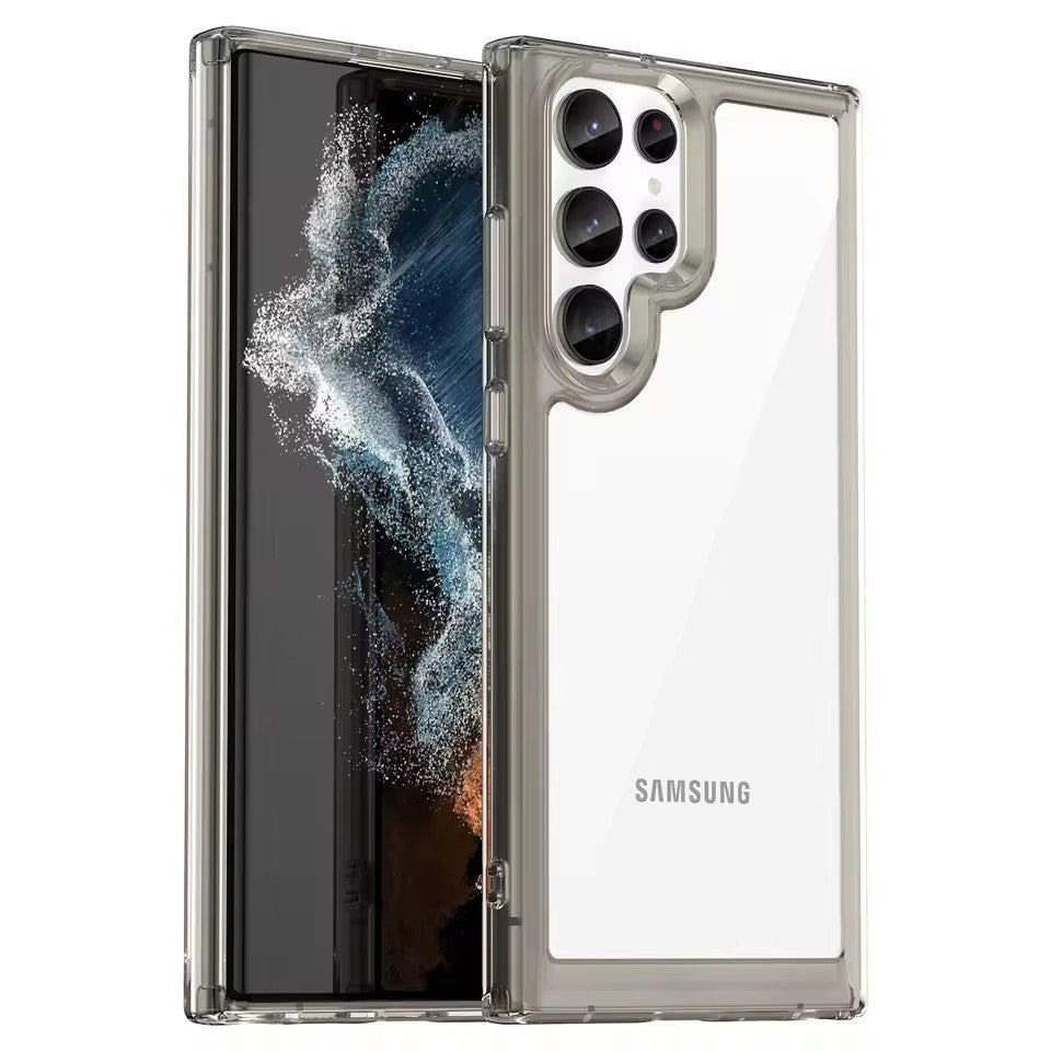 Samsung Galaxy S25 ULTRA Case - Clear Silicone Shockproof TPU Protective Cover