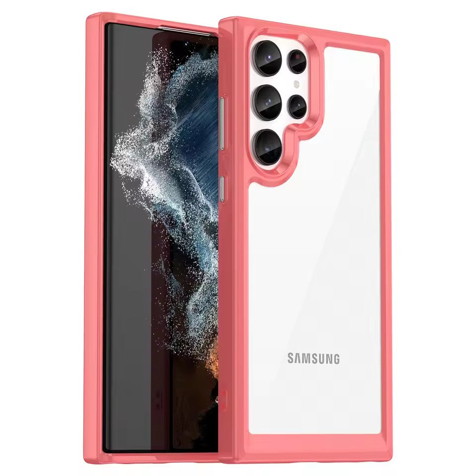 Samsung Galaxy S25 ULTRA Case - Clear Silicone Shockproof TPU Protective Cover