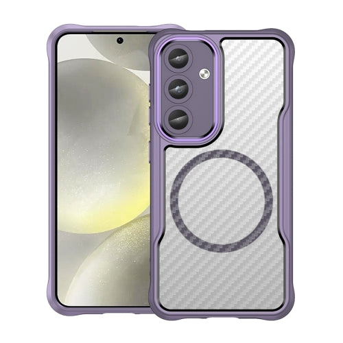 Samsung Galaxy S25 ULTRA compatible Transparent Carbon Fiber Phone Case – Slim, Shockproof, and Lightweight