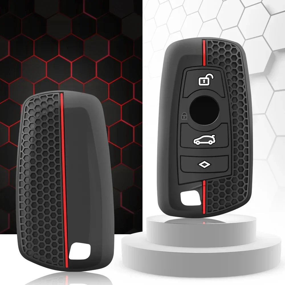 Key Fob Cover Silicone Case For BMW 1 2 3 4 5 6 7 Series X1 X3 X4 X5 X6 F36 F25 F26 F30