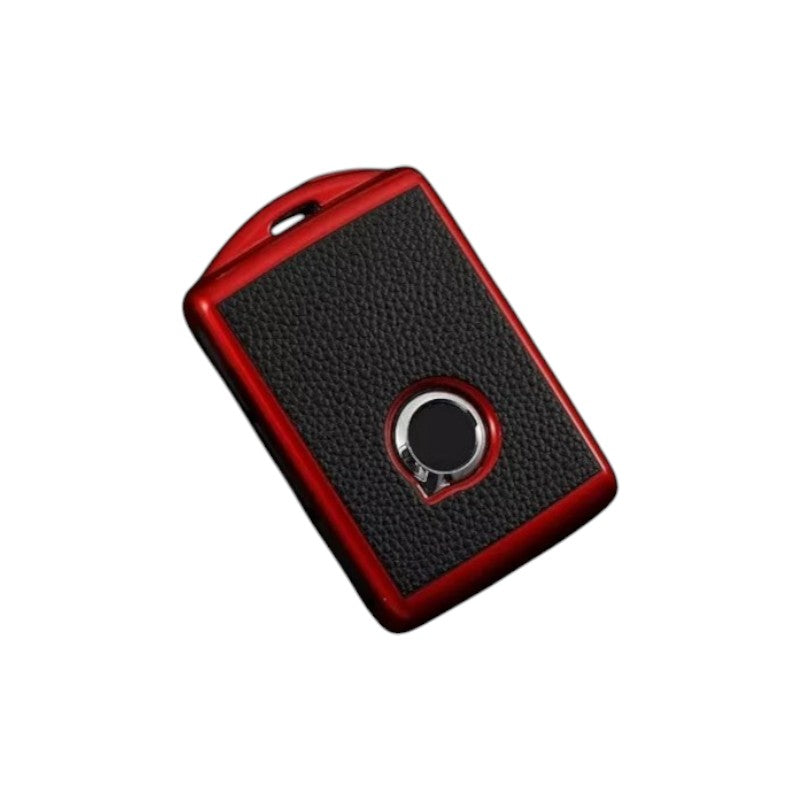 Car Key Cover for Volvo S60 XC60 S90 XC90 XC40 V60 V90, Key Fob Protecion Case – Blue, Red & Green Leather-Look Design