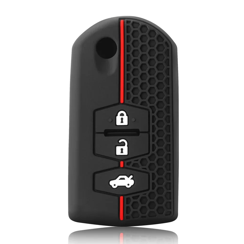 Key Cover For Mazda 2 3 6 CX3 CX5 CX 7 9 MX5 3 Buttons Remote Fob Silicone Case