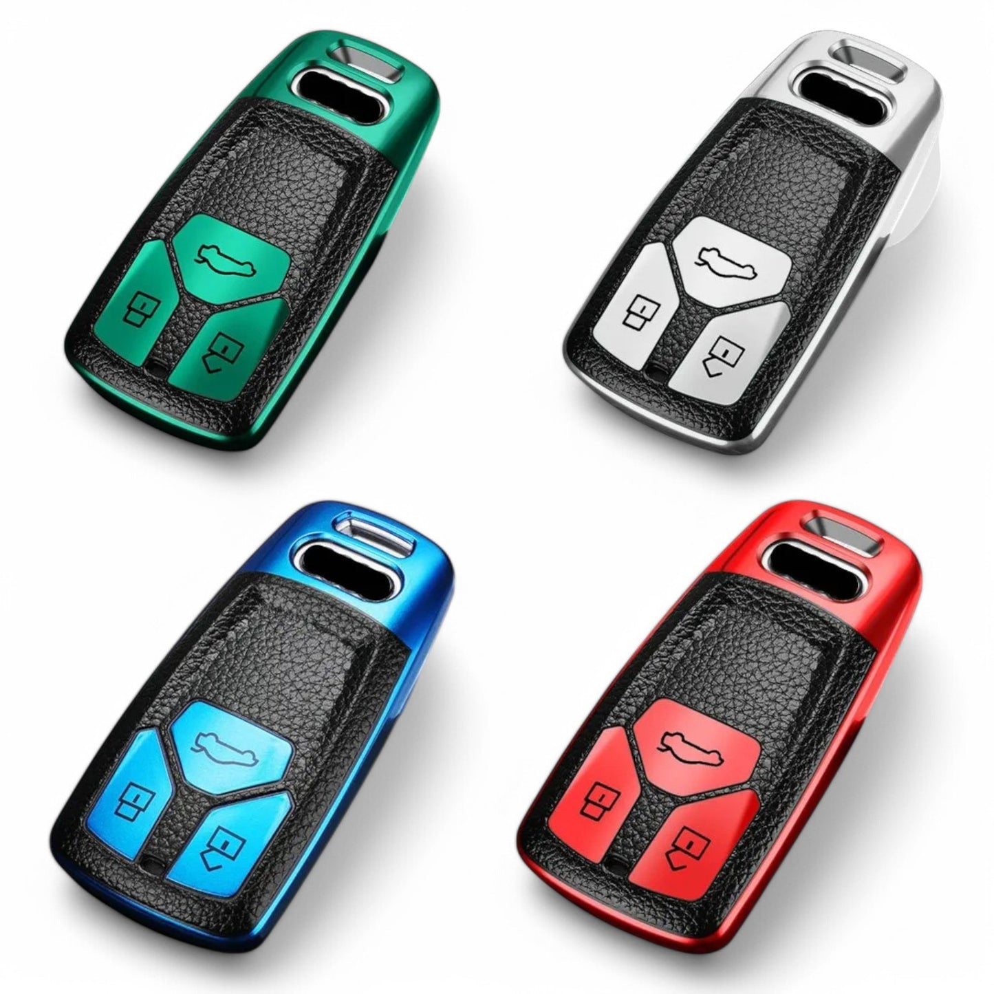 Car Key Fob Cover fit for Audi A4 B9 A3 S4 RS4 A5 F5 S5 RS5 FY Q7 SQ7 4M TT.FV T