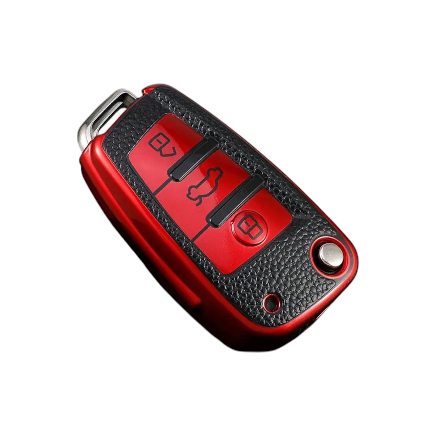 Car Key Cover Compatible with Audi A1 A3 A4 A6 Q3 Q5 Q7 S3 R8 TT 3 Button Car key case