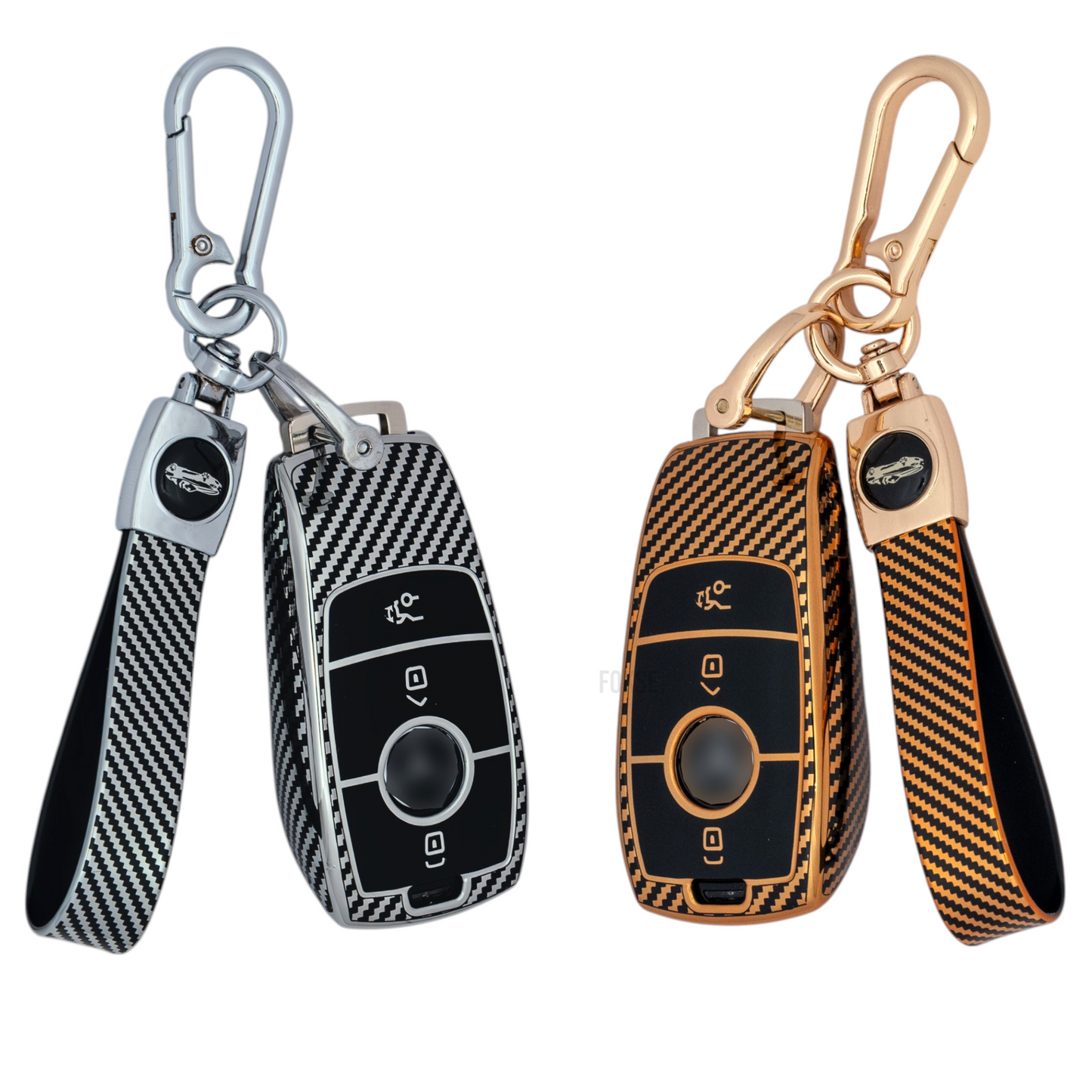Key Fob Case Cover Shell For Mercedes Benz A C E S Class CLE CLA with keychain