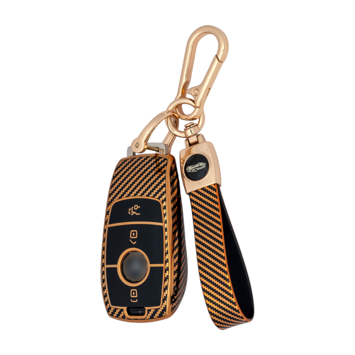 Key Fob Case Cover Shell For Mercedes Benz A C E S Class CLE CLA with keychain