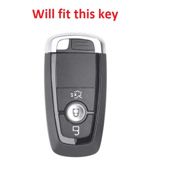 Case for Ford Edge, Fusion, Mustang, Explorer, F150, F250, F350, Ecosport (3 Buttons)