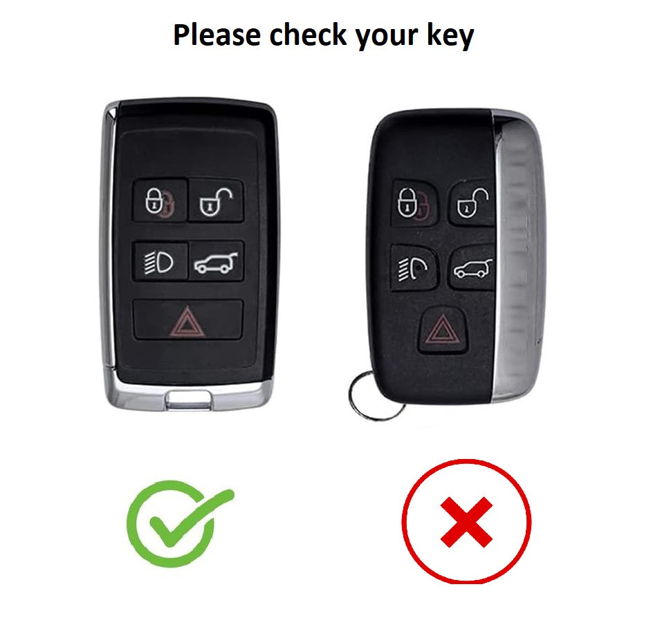 Keychain with Key Case For Land Rover Range Rover Sport Velar Evoque Vogue