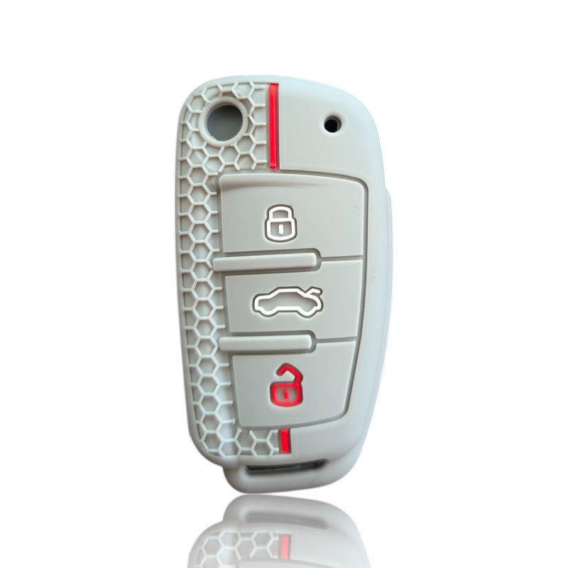 Silicone Remote Key Fob Cover Case For Audi A1 S1 A2 A3 S3 A5 A6 RS4 TT