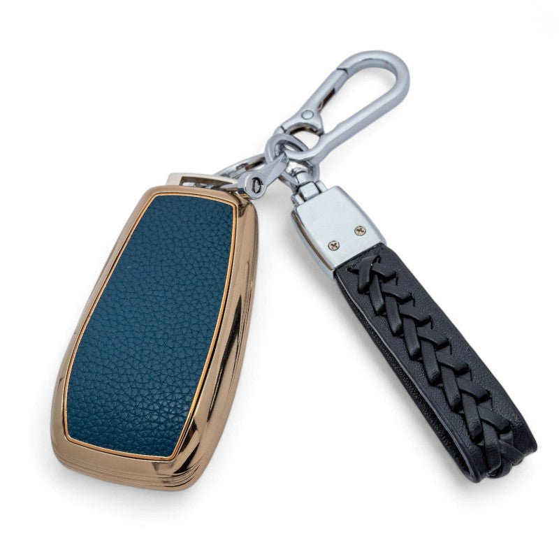 Key Case Cover For Mercedes Benz A C E S G Class GLC CLE CLA GLB GLS W177 W205 with keychain