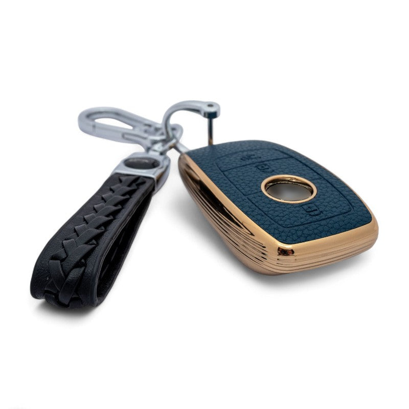 Key Case Cover For Mercedes Benz A C E S G Class GLC CLE CLA GLB GLS W177 W205 with keychain