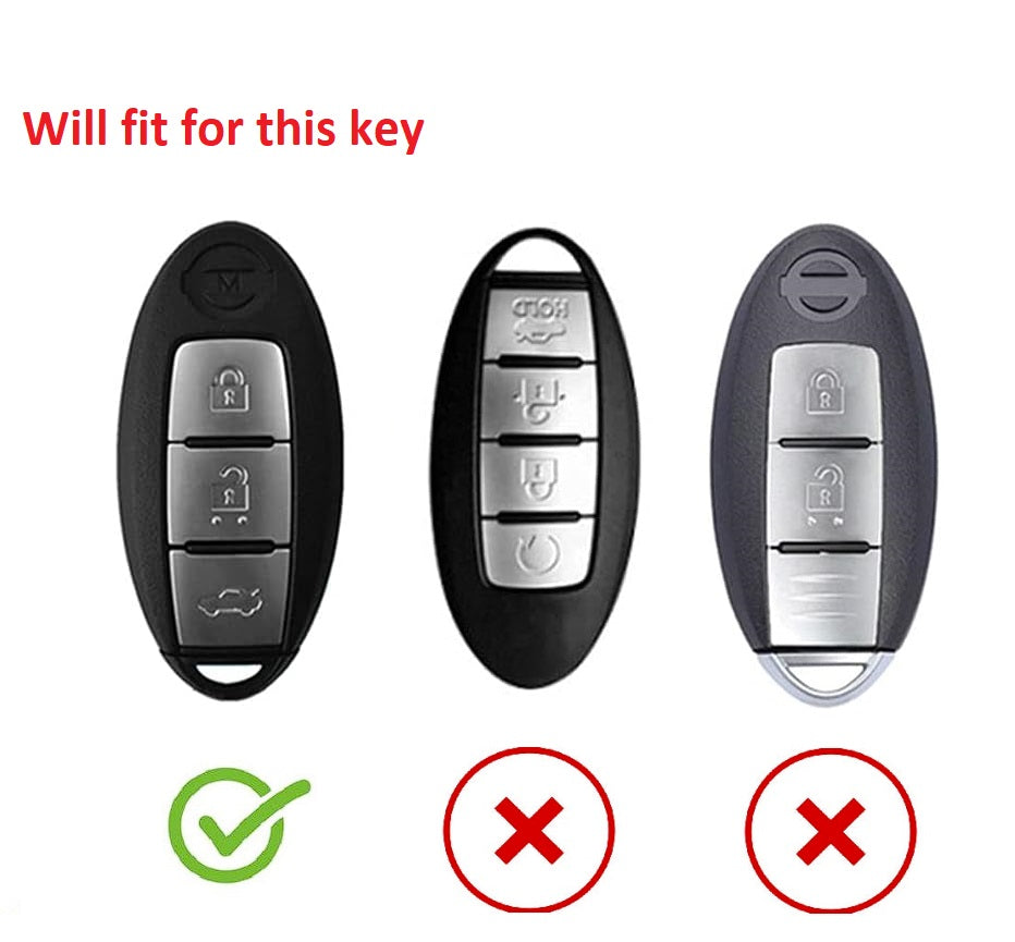 Key Case for Nissan Qashqai, X-Trail, Murano, T31, T32, Juke, J10, J11, Tiida, Altima, Pathfinder Kicks