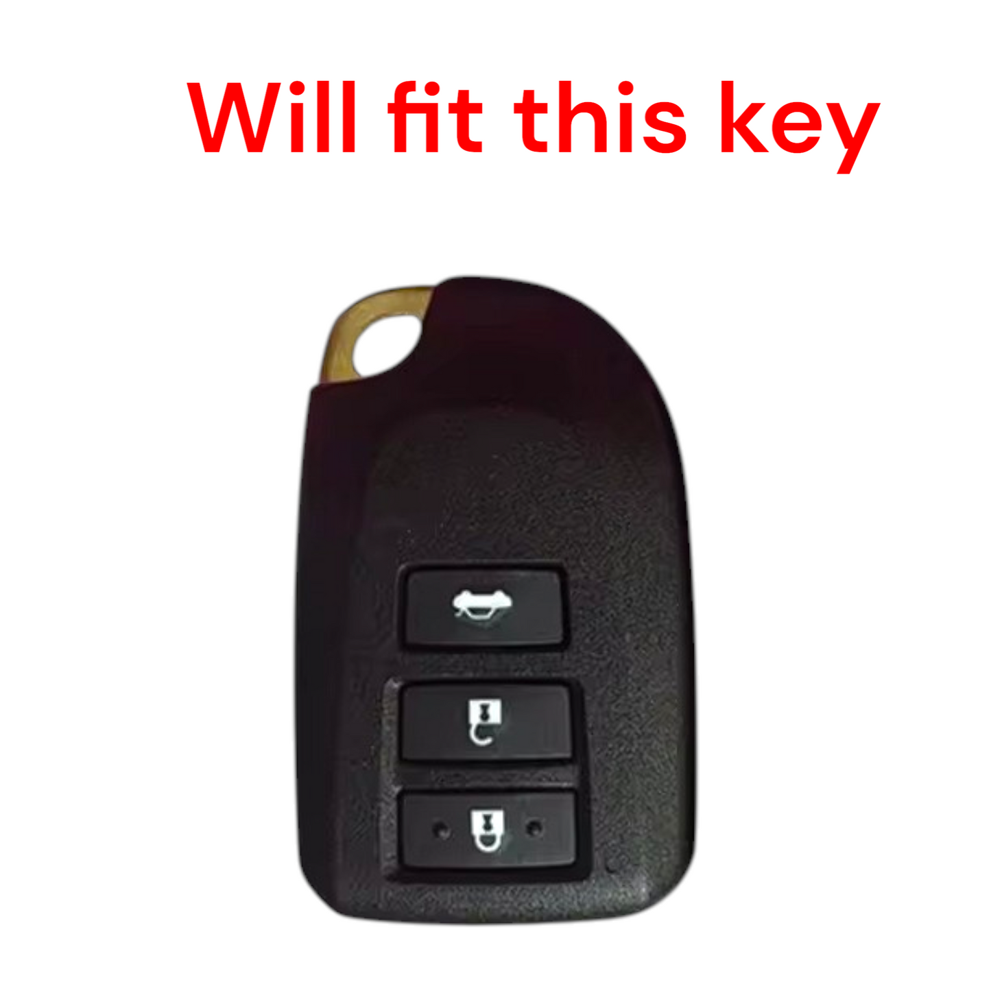 Key Fob Cover for Toyota Yaris VIOS Yaris L Hiace Hiace Sienta TPU