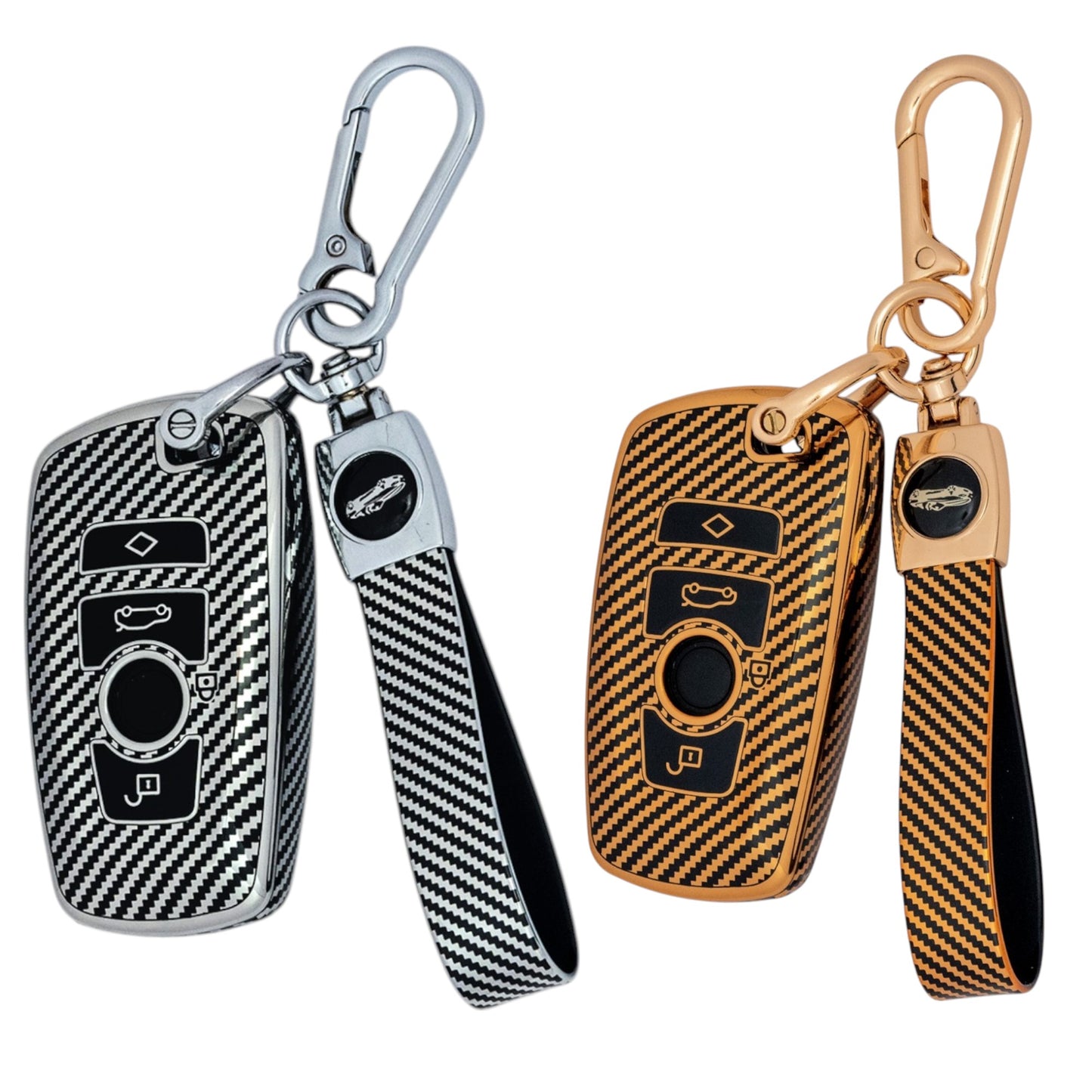 Key Fob Cover Case For BMW 1 2 3 4 5 6 7 Series X1 X3 X4 X5 X6 with keychain