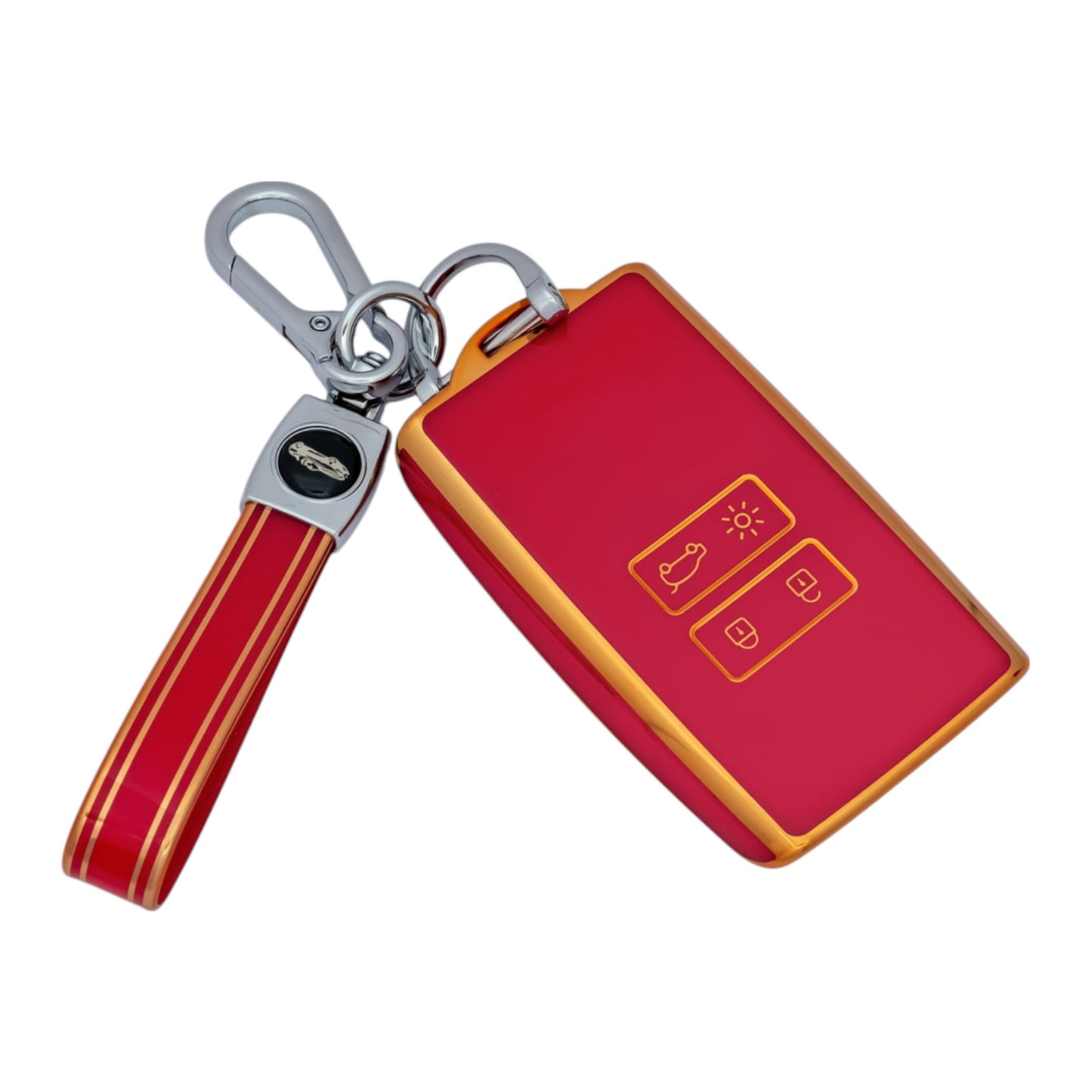 Keychain for Renault Clio Megane Koleos Kadjar Captur Dacia Car key case cover