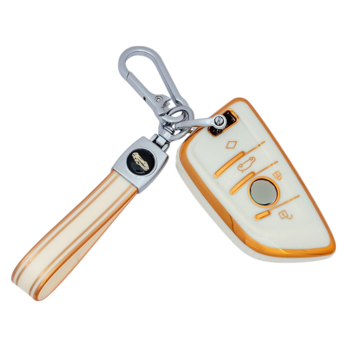 Keychain for BMW G30 F20 F30 F10 F46 X1 1 2 3 5 6 7 Remote Key Fob Cover Case
