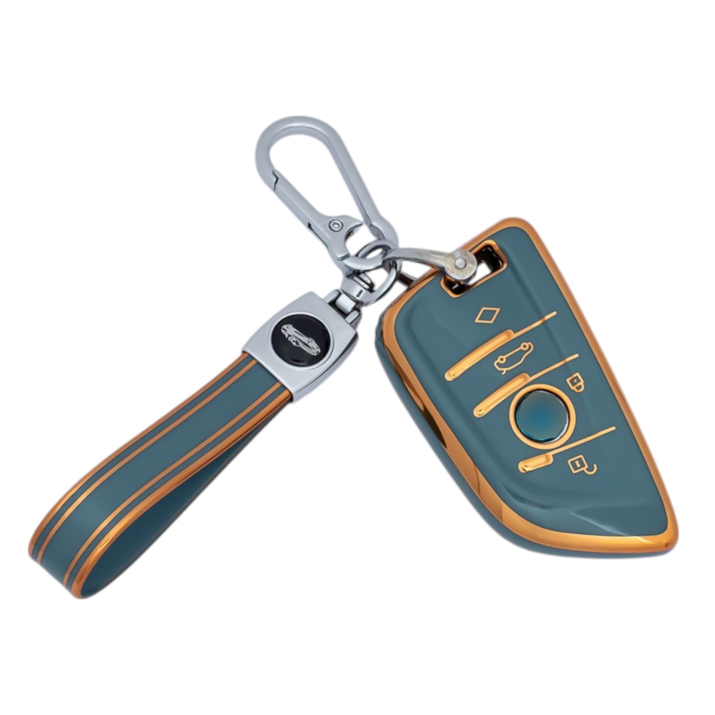 Keychain for BMW G30 F20 F30 F10 F46 X1 1 2 3 5 6 7 Remote Key Fob Cover Case