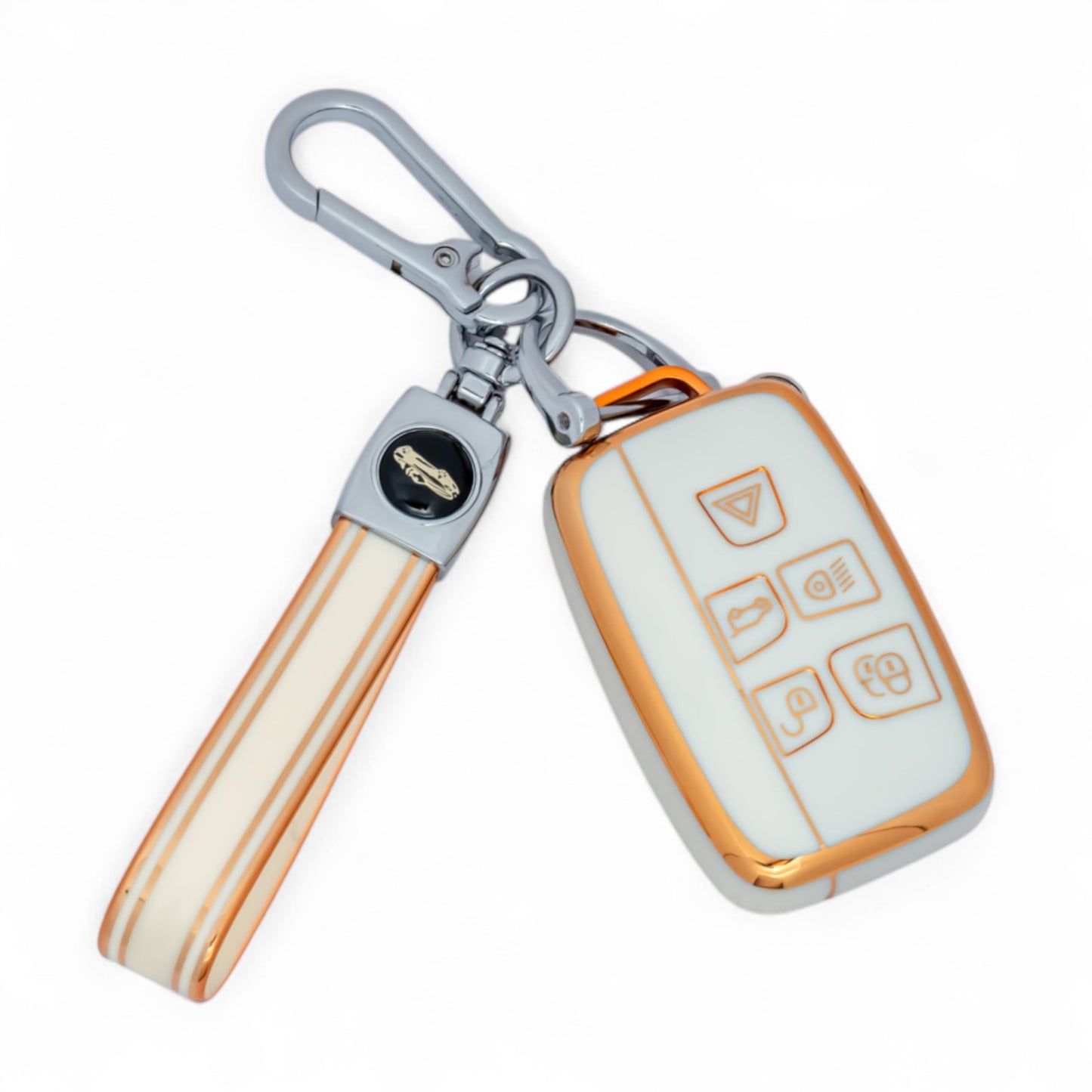 Keychain For Land Rover Discovery 4 Range Rover Sport Vogue Key Fob Case Cover