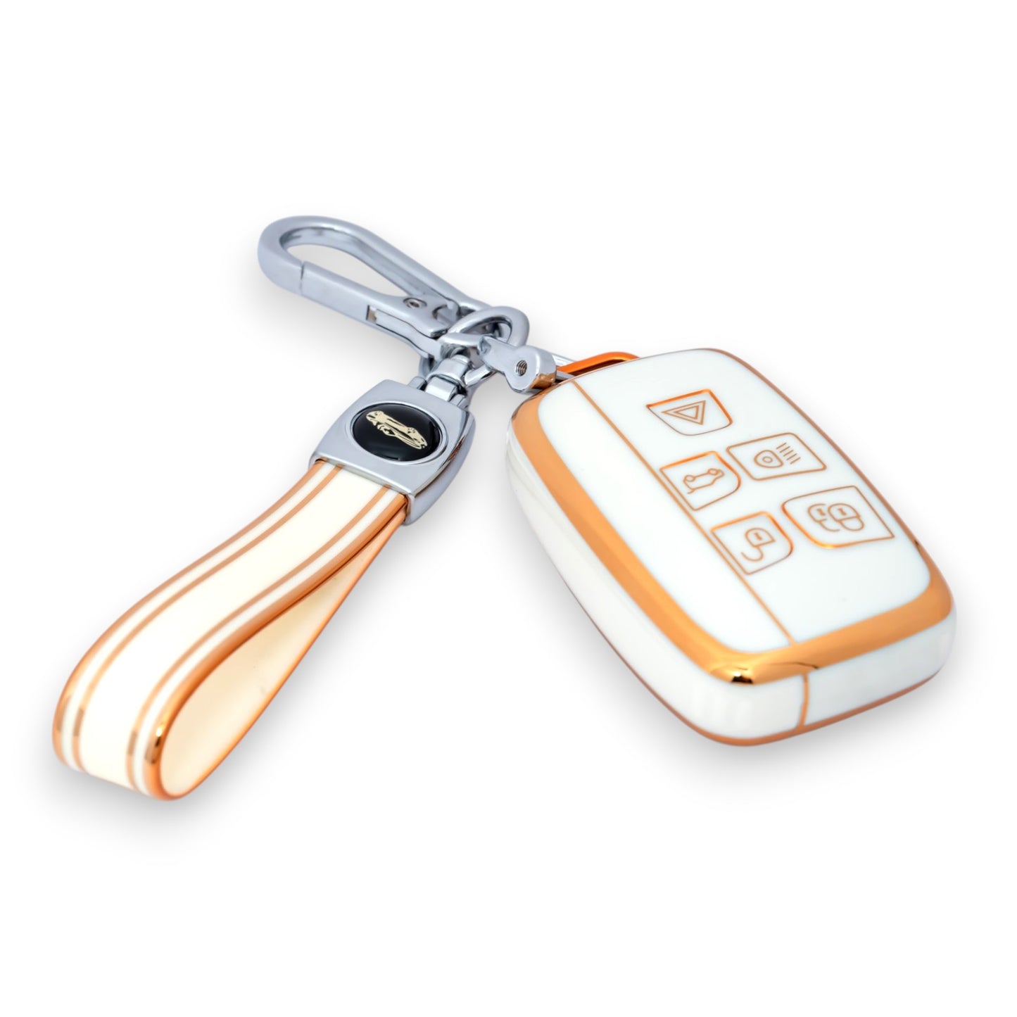 Keychain For Land Rover Discovery 4 Range Rover Sport Vogue Key Fob Case Cover