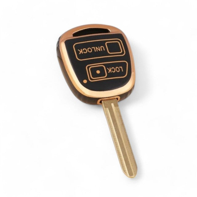 Key Case for Toyota Land Cruiser, YARIS, CAMRY, RAV4, Corolla, Prado, Tarago, Avensis (2 buttons)