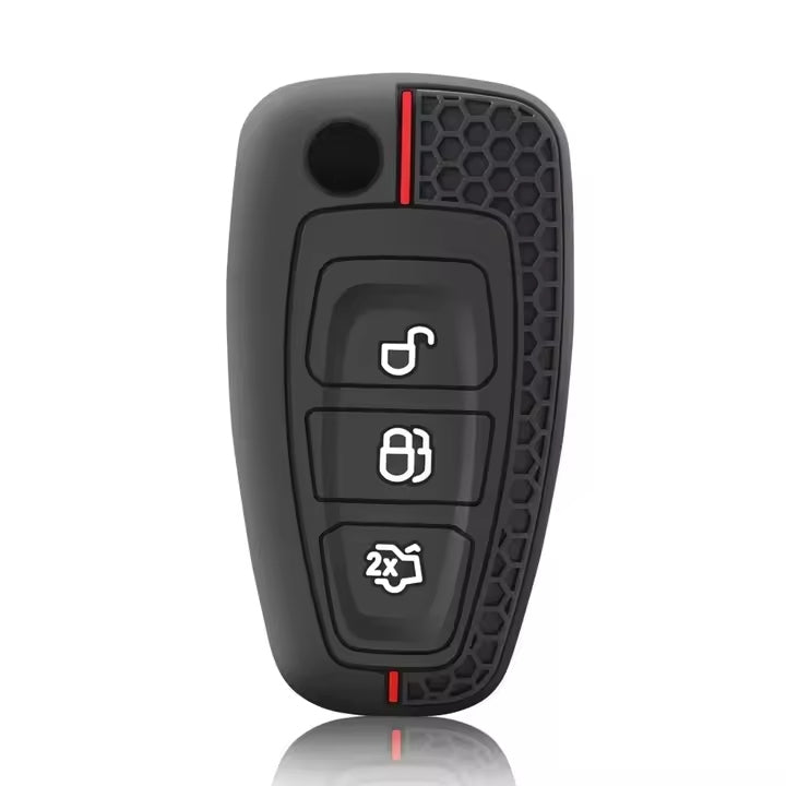 Car Key Cover Case For Ford Mondeo S-Max Focus Galaxy Remote Fob Shell Silicone