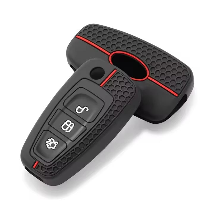 Car Key Cover Case For Ford Mondeo S-Max Focus Galaxy Remote Fob Shell Silicone