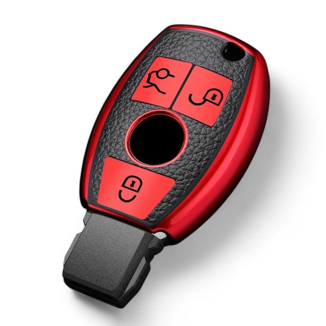 Key Fob Cover Case for Mercedes A B C E S G M V Class 3 4 Button Car TL70