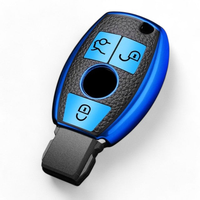 Key Fob Cover Case for Mercedes A B C E S G M V Class 3 4 Button Car TL70