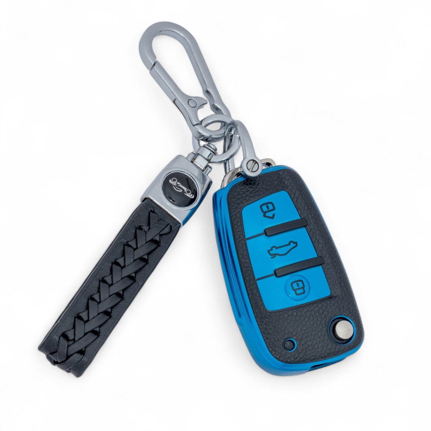 Car Remote Key Fob Cover Case For Audi A1 S1 A2 A3 S3 A5 A6 RS4 TT with Keychain