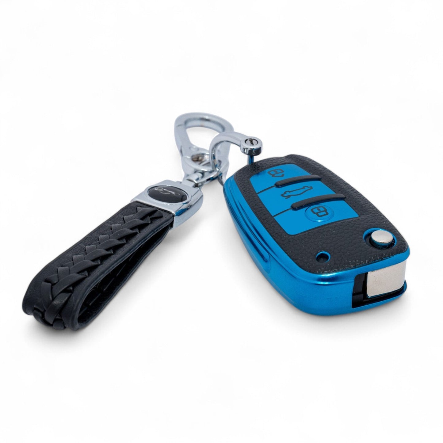 Car Remote Key Fob Cover Case For Audi A1 S1 A2 A3 S3 A5 A6 RS4 TT with Keychain