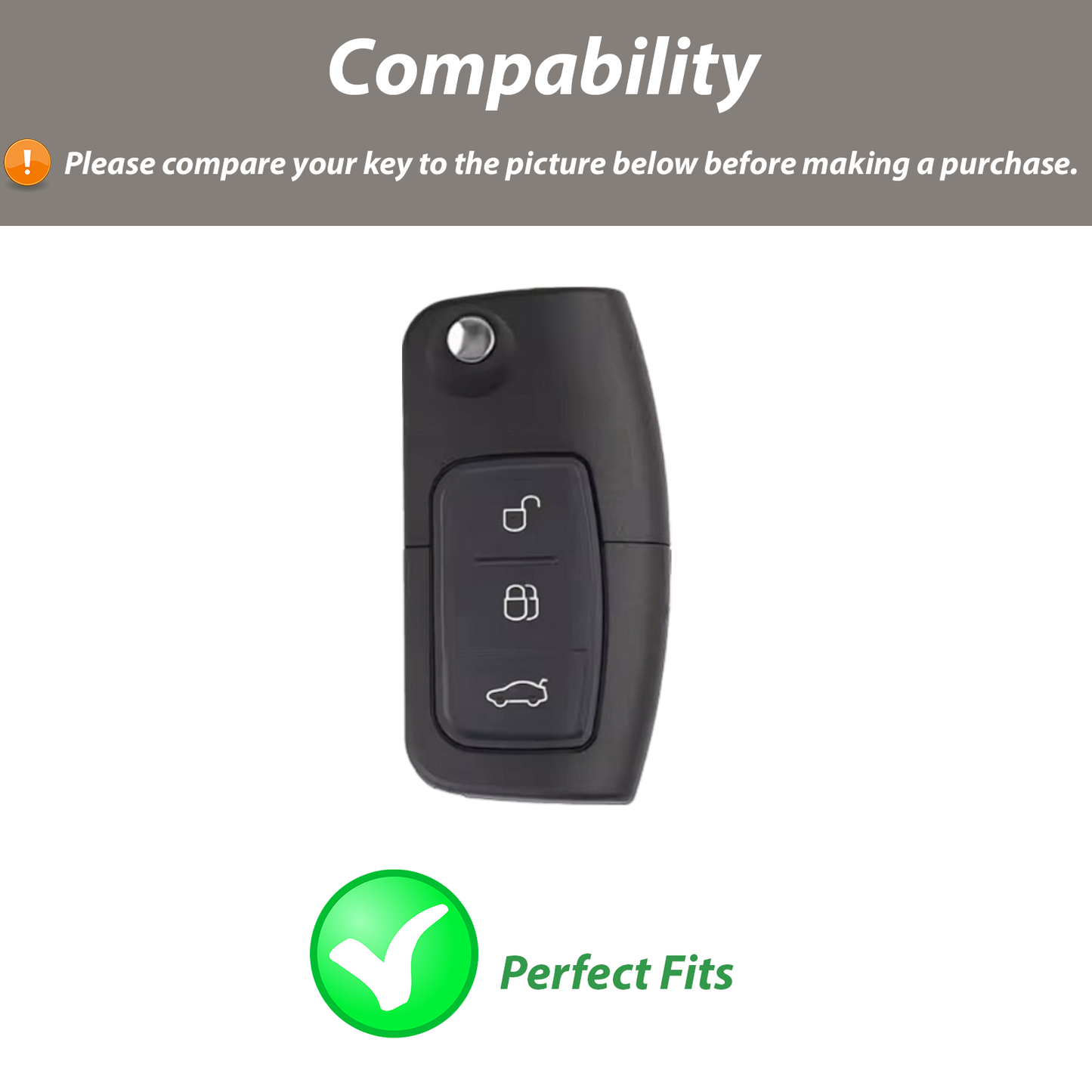 Silicone Car Key Cases Cover Fob for Ford Fiesta Focus 2 C-Max Ecosport