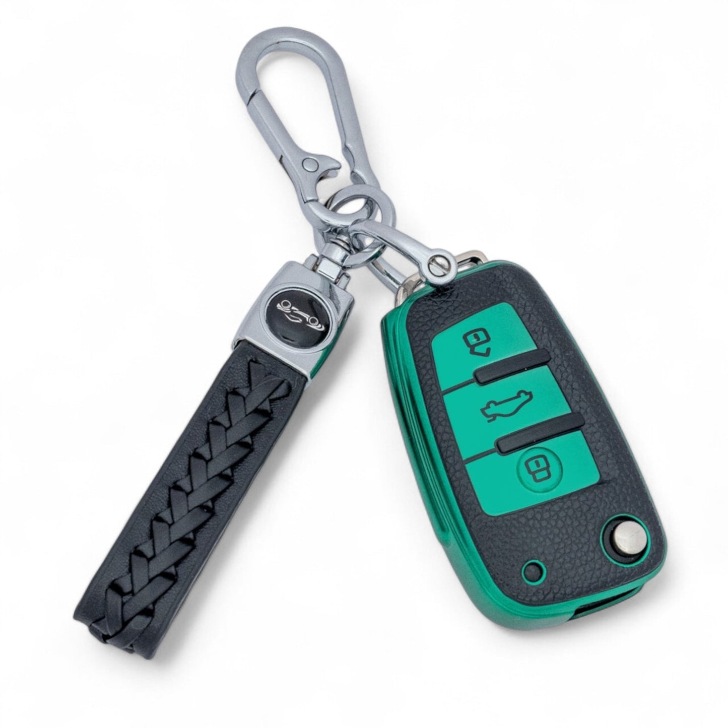 Car Remote Key Fob Cover Case For Audi A1 S1 A2 A3 S3 A5 A6 RS4 TT with Keychain
