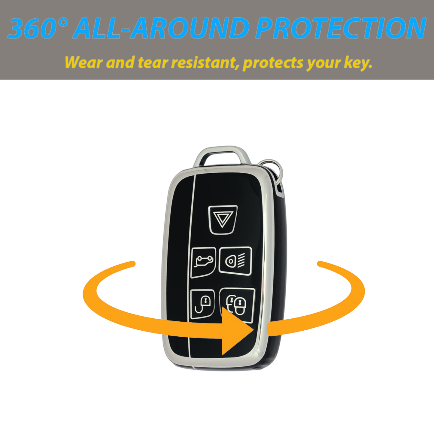 Key Case for Jaguar XF, XJ, XJL, XE, C-X16 y XK