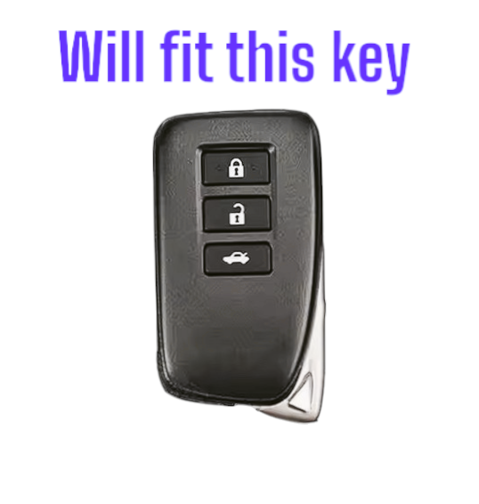 Case for Lexus NX, GS, RX, IS, ES, GX, LX, RC, 200, 250, 350, LS, 450H, 300H (3 Boutons)