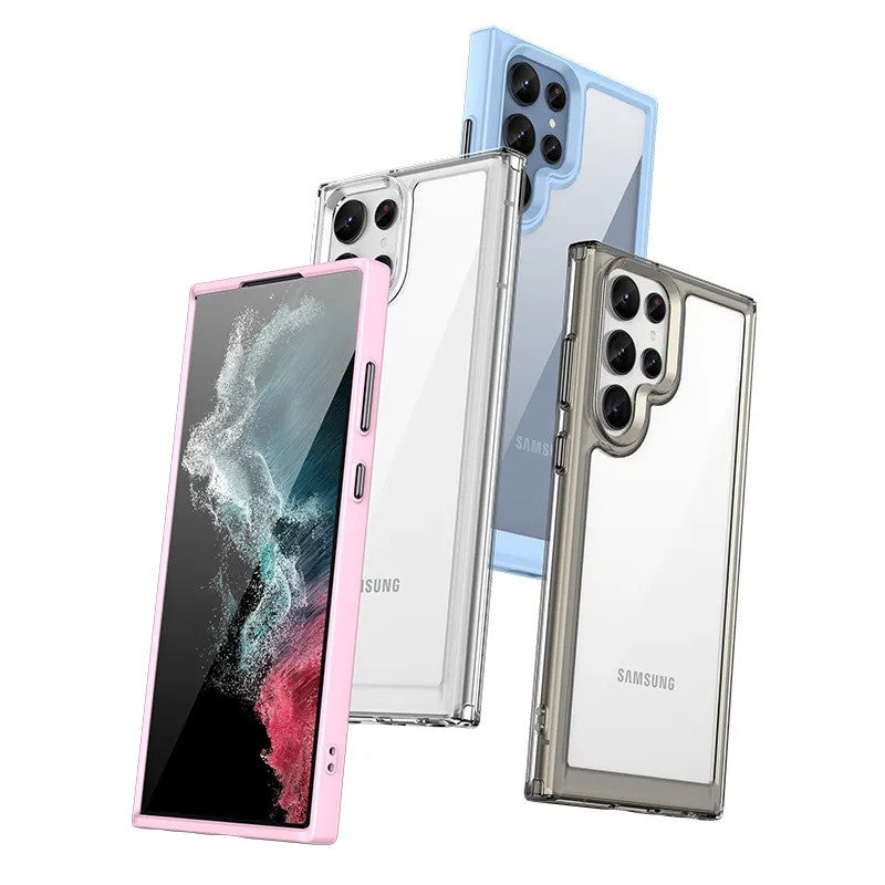 Samsung Galaxy S25 ULTRA Case - Clear Silicone Shockproof TPU Protective Cover