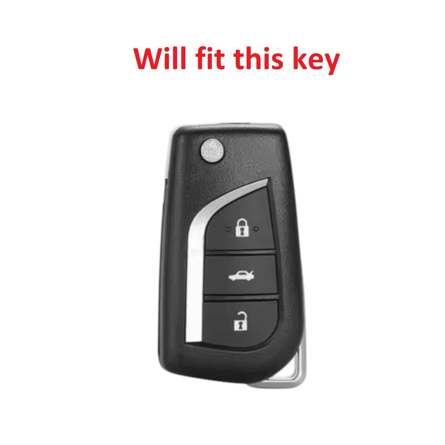 Key Case for Toyota Hilux, Yaris, RAV4, Corolla, Avensis, Aygo, Verso, Scion TC Auris
