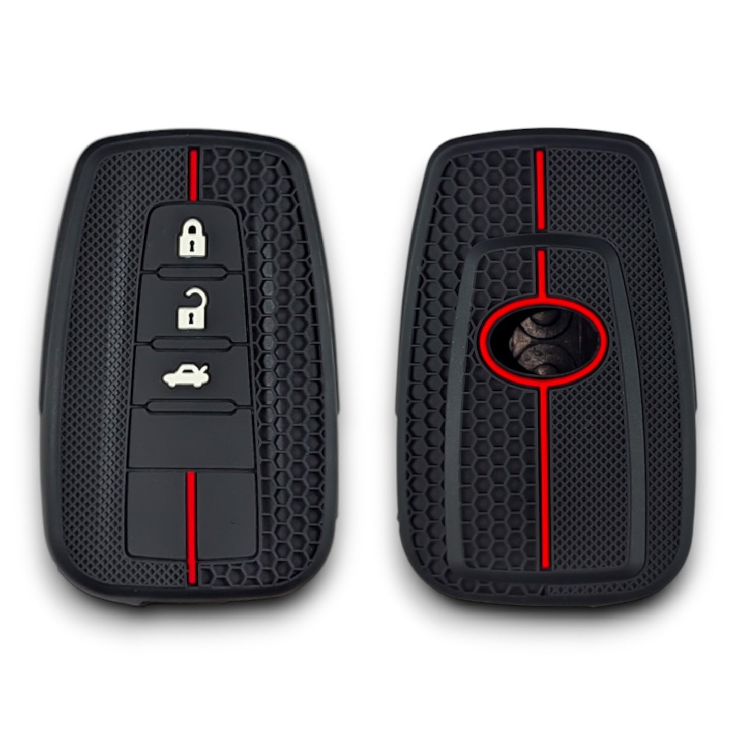 Key Case Fits For Toyota CHR C-HR Prado Prius Camry Corolla RAV4 Silicone Cover
