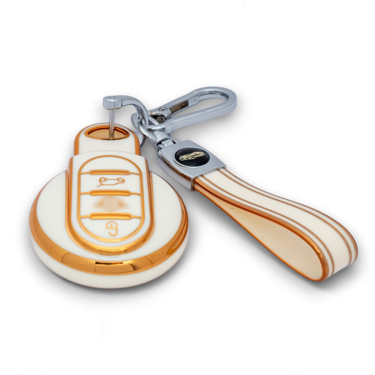 Car key fob cover Fit for BMW Mini Cooper One S Jcw F54 F55 F56 with Keychain