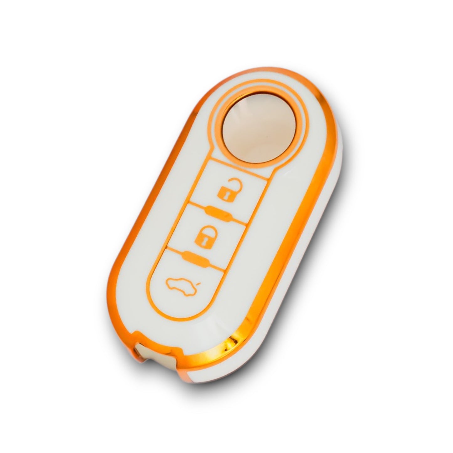 for Fiat 500 Panda Punto Bravo Stilo Lancia Flip Car Key Fob Case Cover