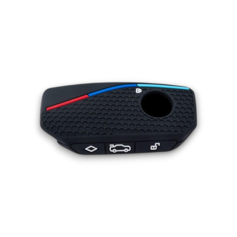 Key Fob Cover for BMW 7 Series 760i X7 IX XM 2023 for BMW X7 Gold/Black