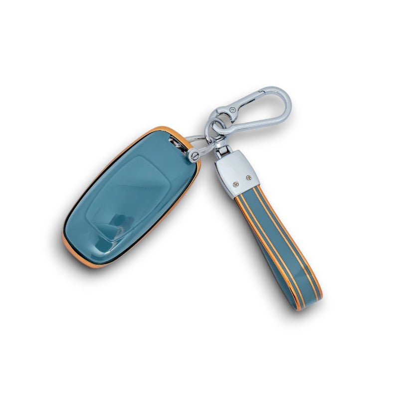 Keychain with Key Case fits For Audi A1 S1 A2 A3 S3 A5 A6 RS TT Remote Fob Cover