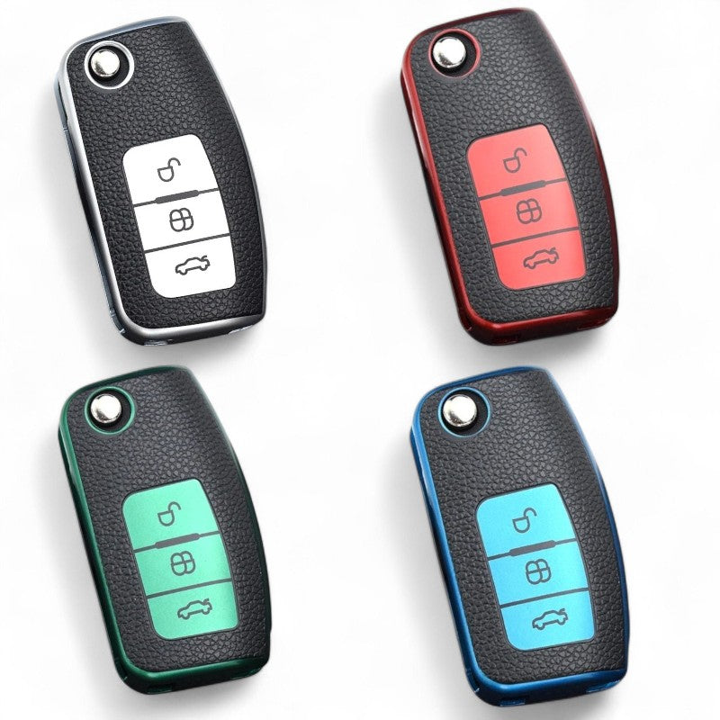 Key Fob Case Cover For Ford Fiesta Focus Mondeo C-Max Galaxy 3 Buttons TPU