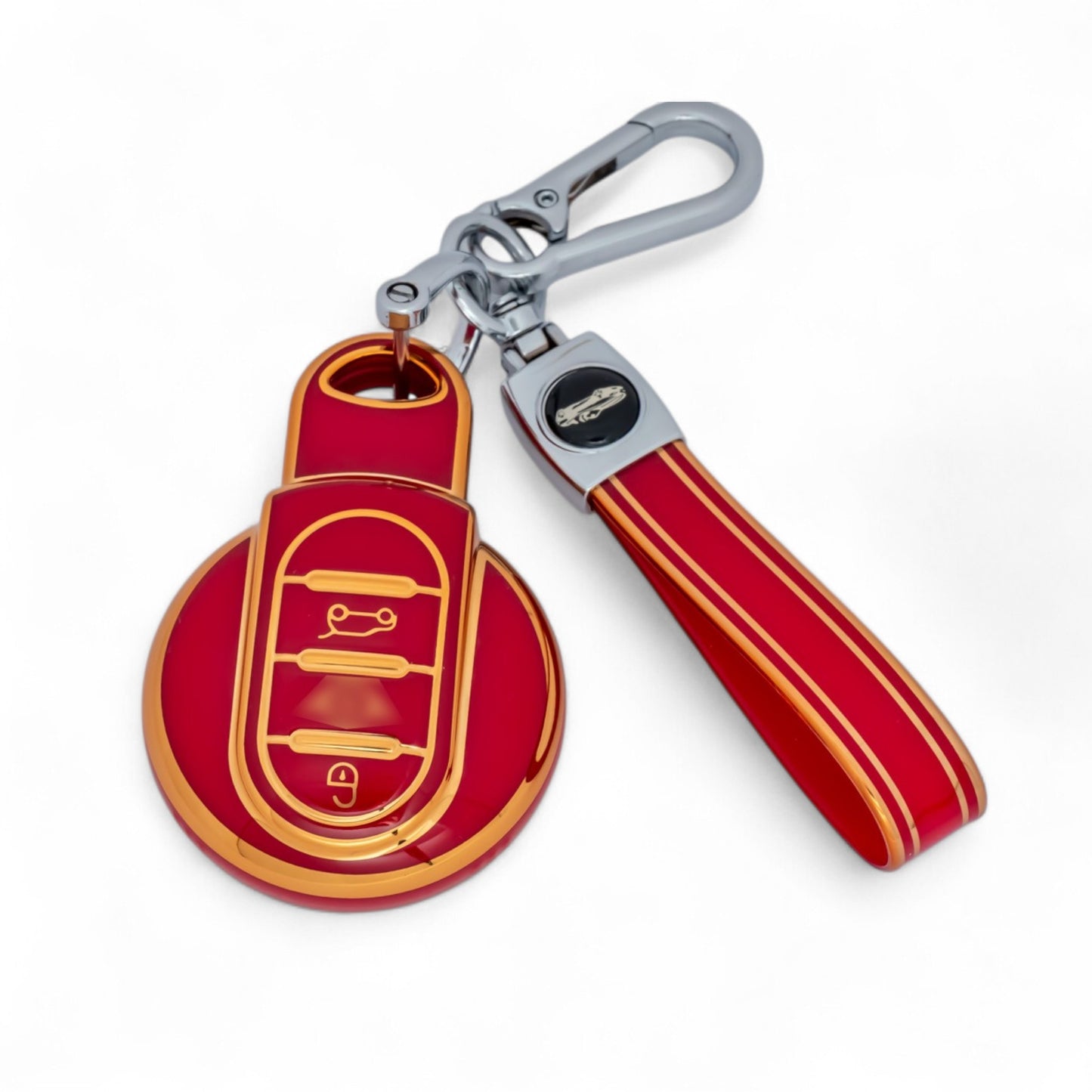 Car key fob cover Fit for BMW Mini Cooper One S Jcw F54 F55 F56 with Keychain