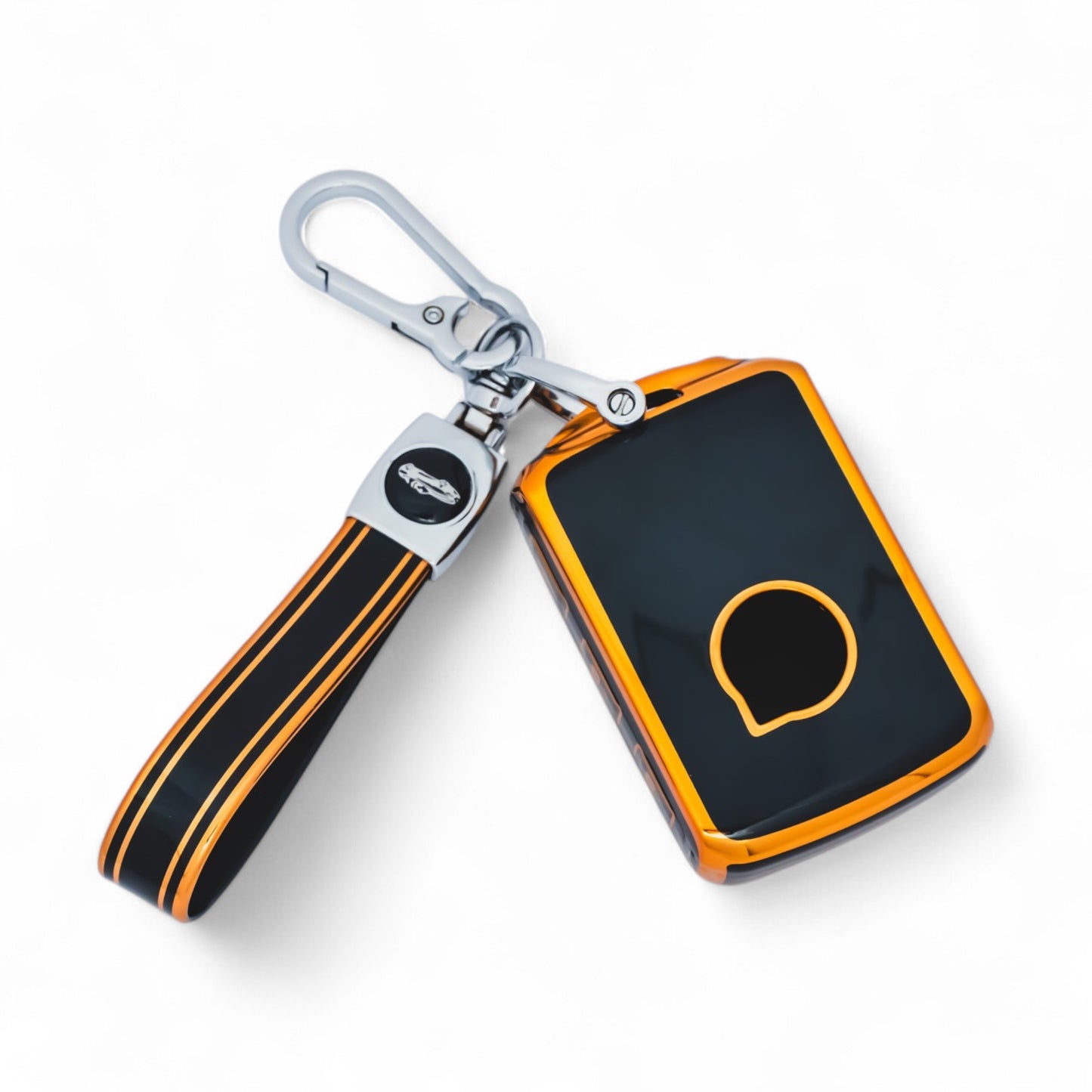 Key Case For Volvo XC40 XC60 S60 S90 XC90 V60 V90 C40 with Keychain Fob Cover