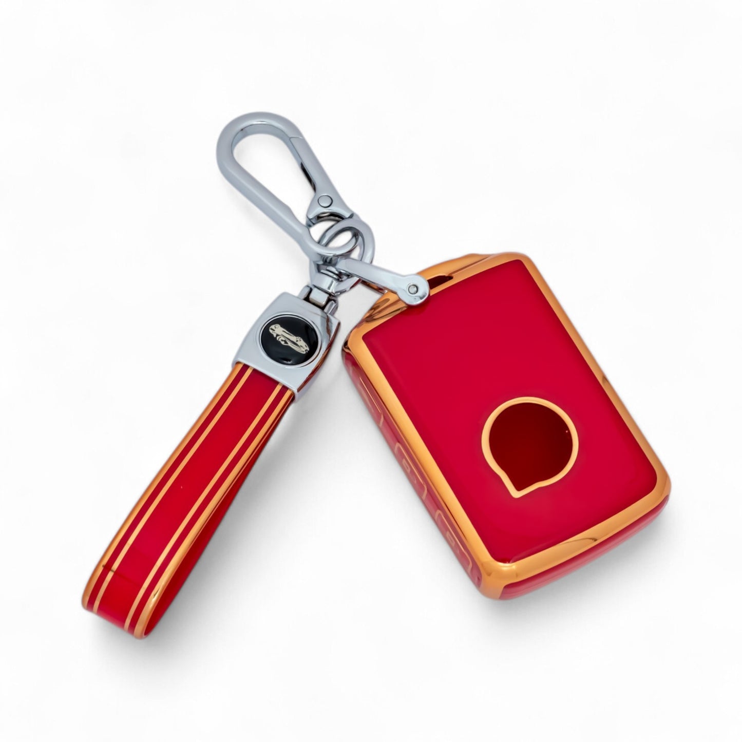 Key Case For Volvo XC40 XC60 S60 S90 XC90 V60 V90 C40 with Keychain Fob Cover